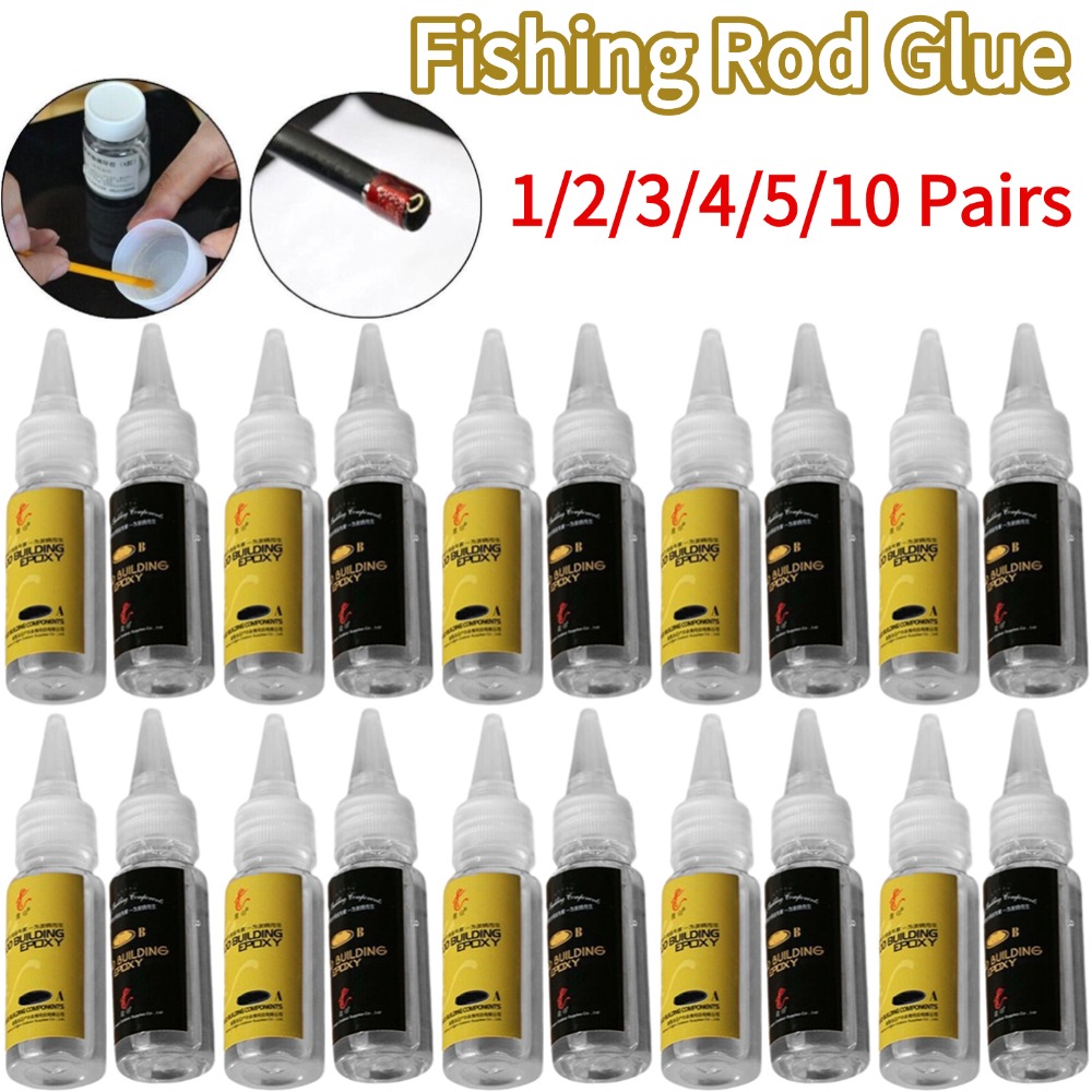 Fishing Rod Repair Kit - 2Pcs Fishing Rod Glue Fishing Rod