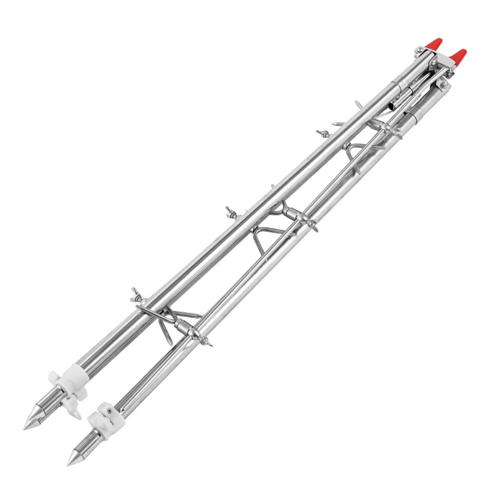 Fishing Rod Rack - Adjustable Ice Fishing Rod Holder Stainless