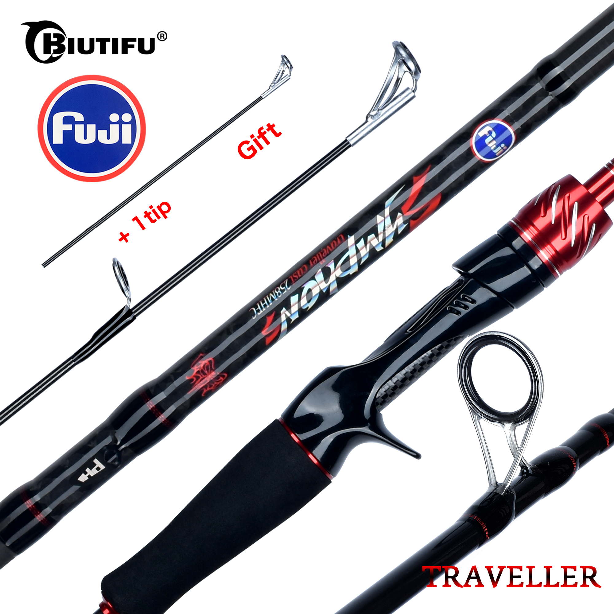BIUTIFU Spinning Casting Fuji  - Fishing Rod Surf avis et prix
