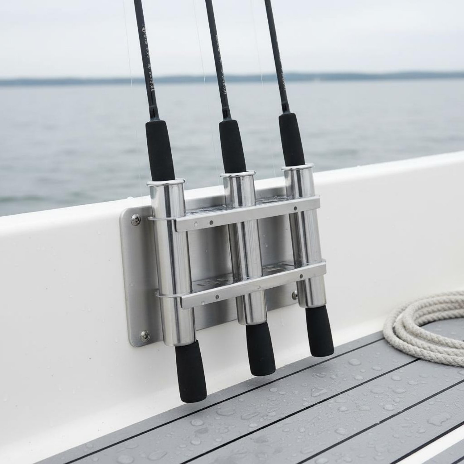 Stainless Steel Boat Rod Holde - Fishing Rod Rack avis et prix