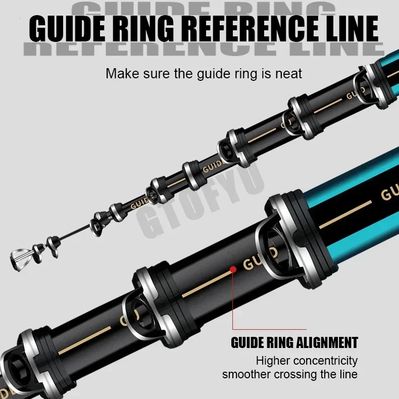 2.7m-7.2m Fishing Rods High 60 - Fishing Rod Surf avis et prix
