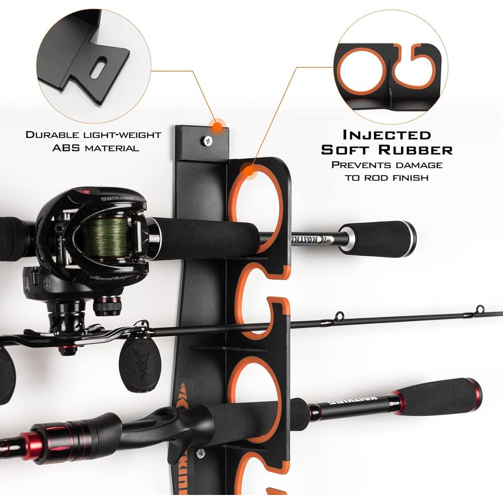 Rod Holder Organizer: Wall/Cei - Fishing Rod Combo avis et prix