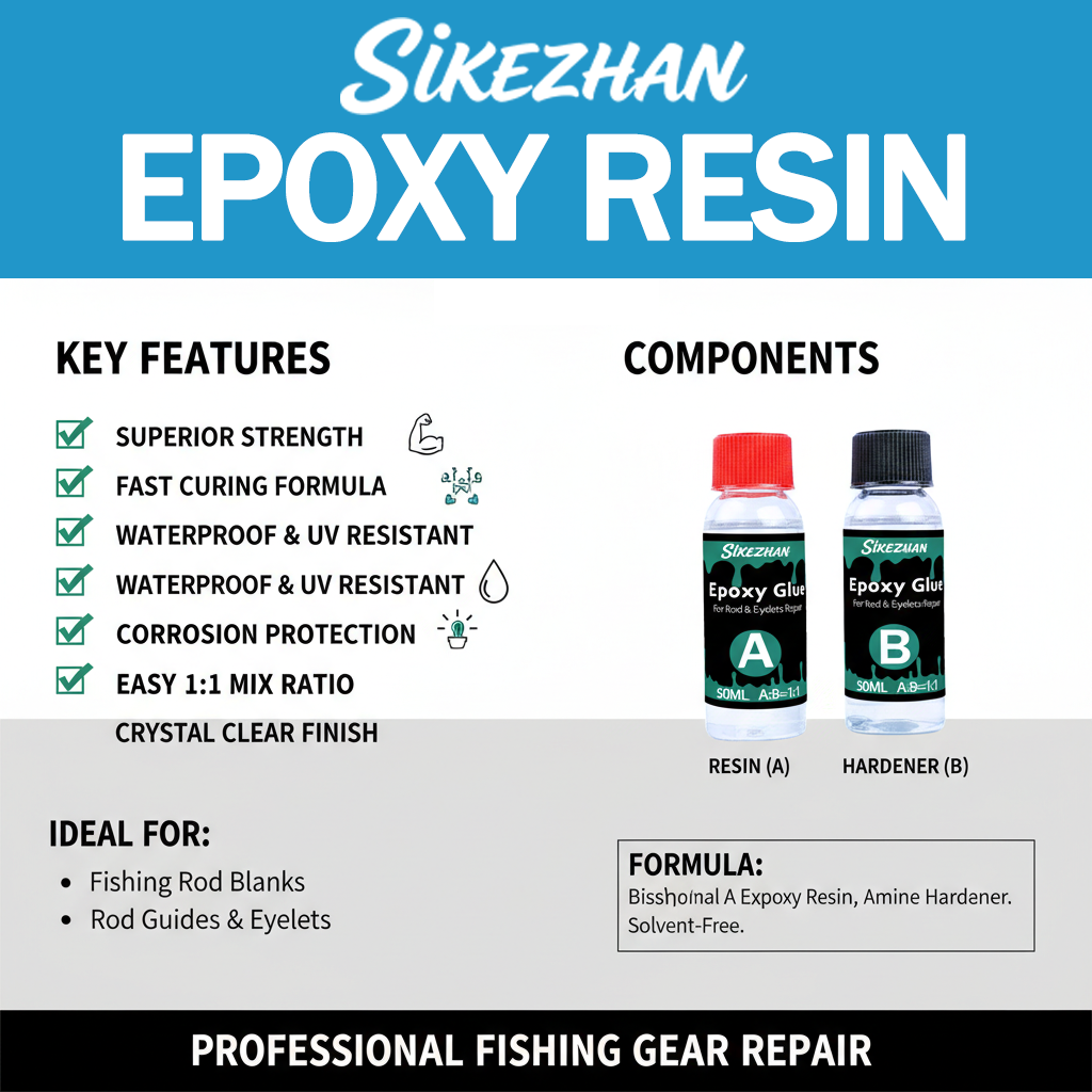 AB Epoxy 1:1 for Fishing Rod R - Fishing Rod Repair Kit avis et prix
