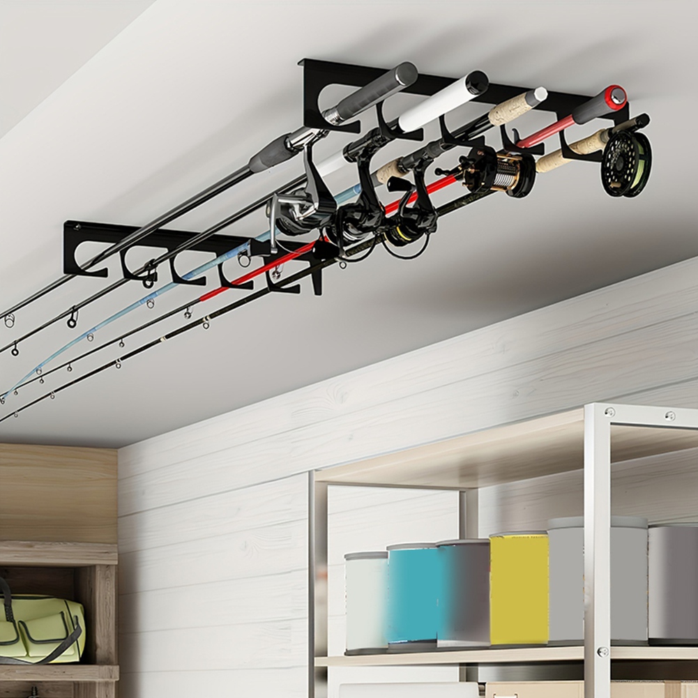 B48B-Wall/Ceiling Mount Fishin - Fishing Rod Rack avis et prix