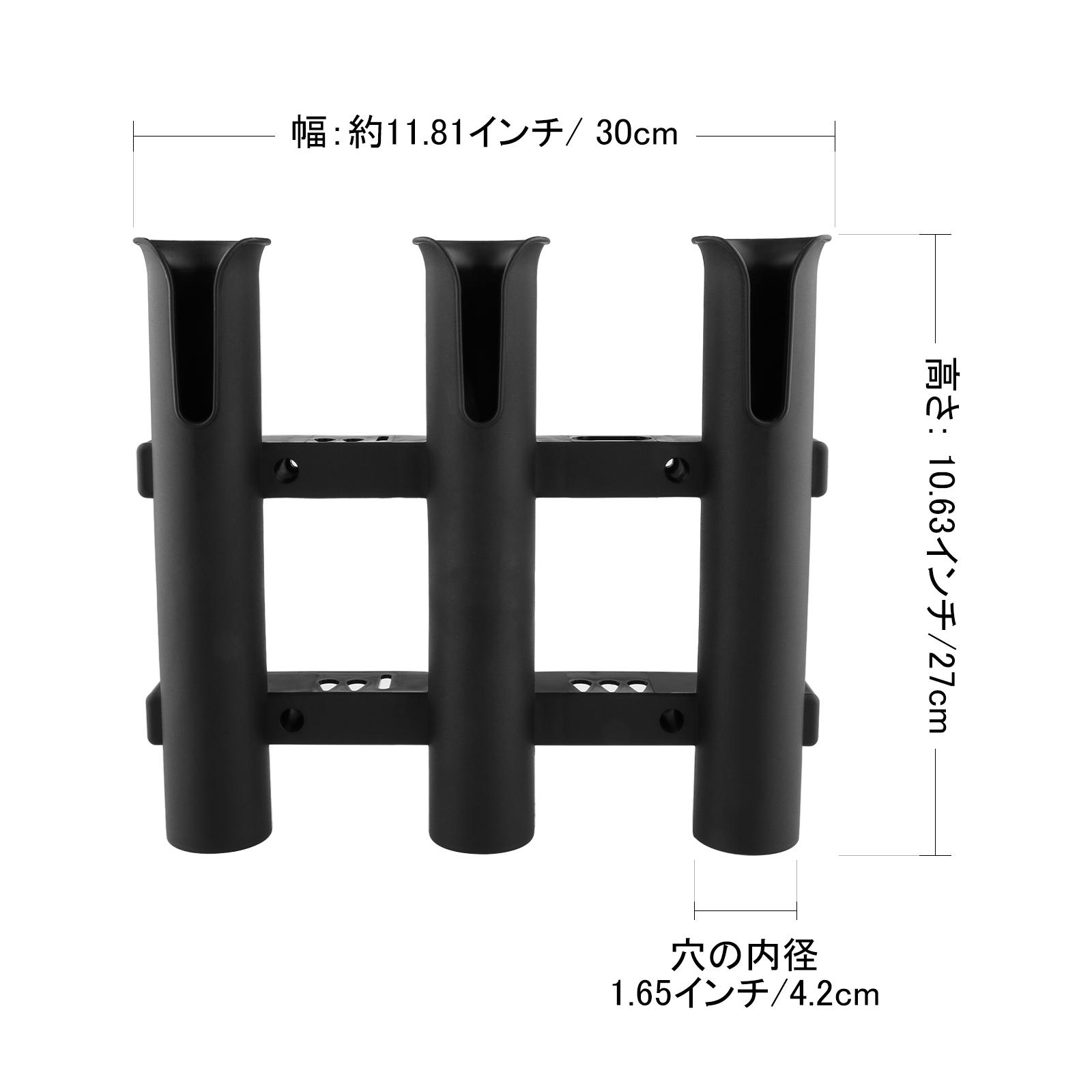 Black PP Fishing Rod Holder Ra - Fishing Rod Rack avis et prix