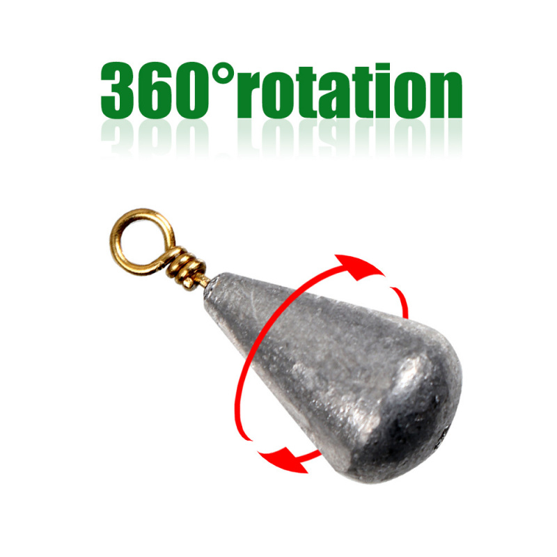 21PCSBoxed olive-shaped lead s - Fishing Rod Casting avis et prix