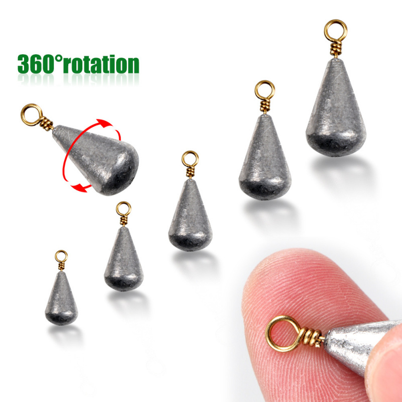 21PCSBoxed olive-shaped lead s - Fishing Rod Casting avis et prix