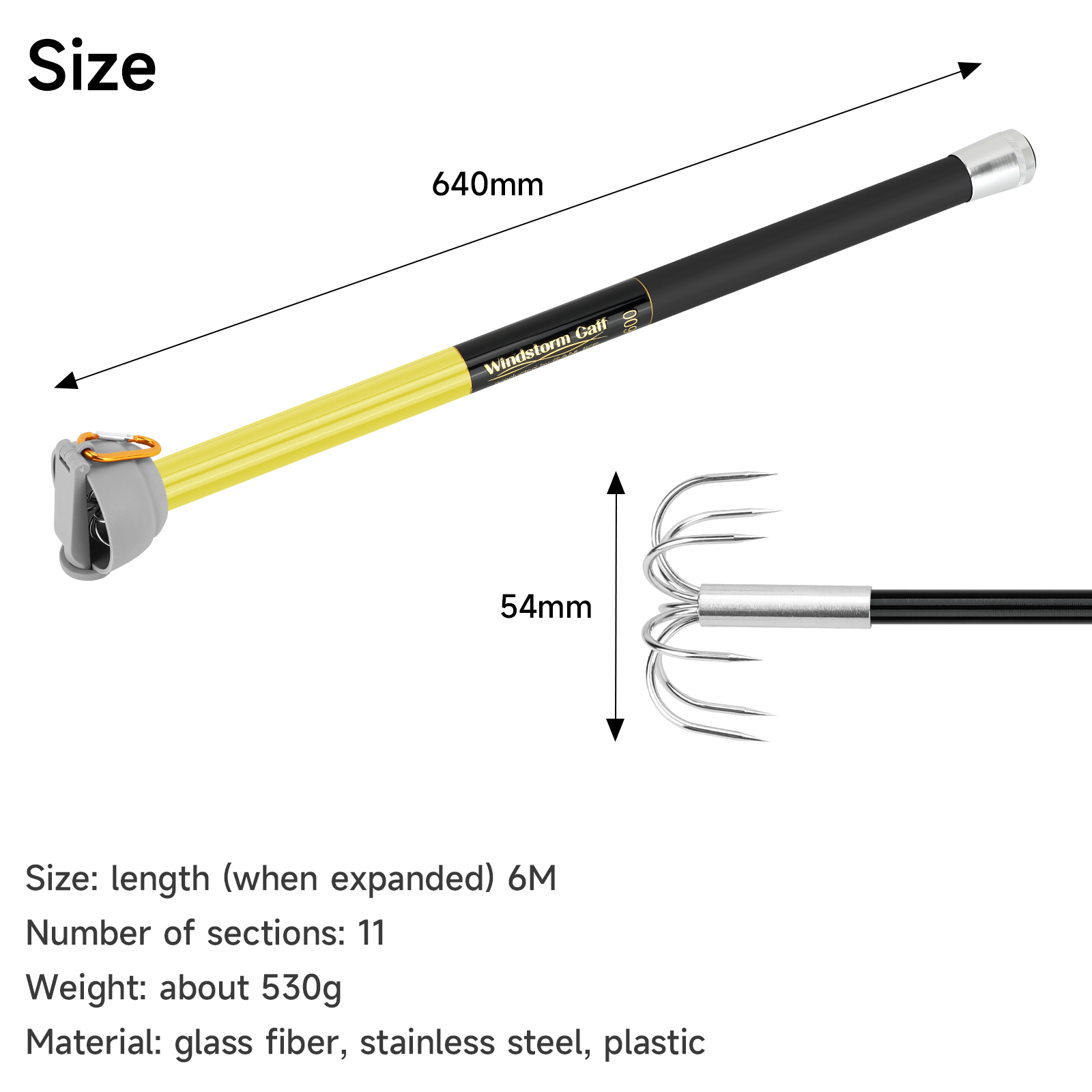 SANLIKE 6M Telescopic Squid Ro - Fishing Rod Carbon Fiber avis et prix