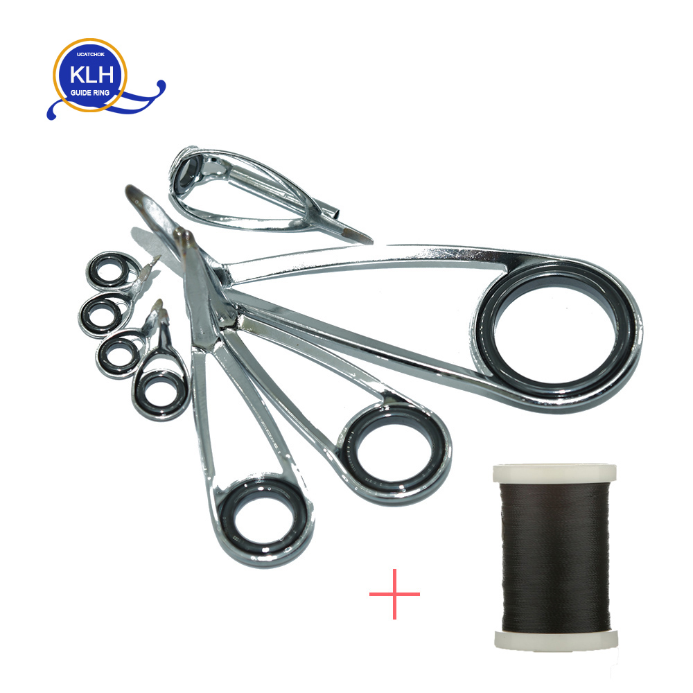 8pcs/Kit KLH Bracket Stainless - Fishing Rod Repair Kit avis et prix
