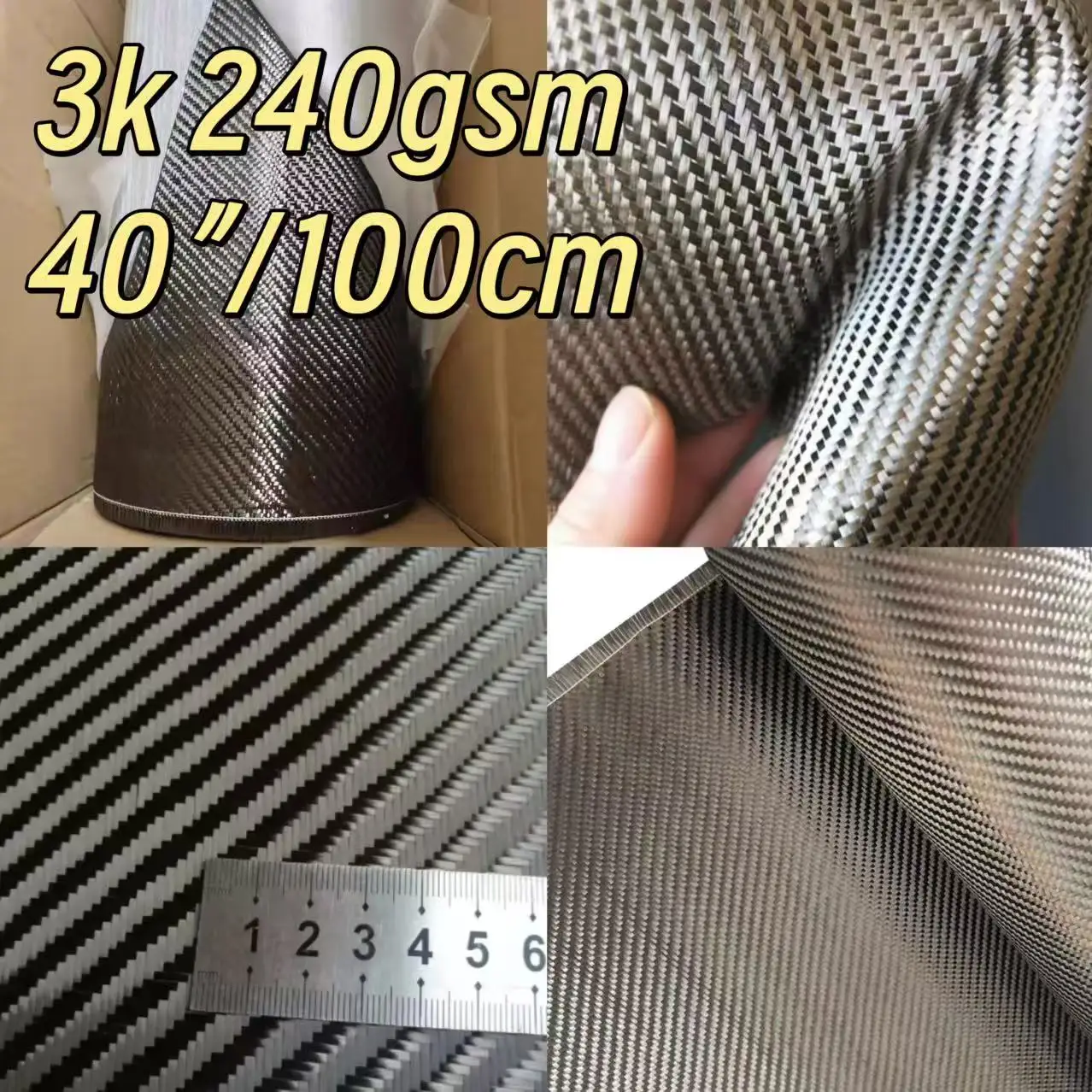 [Grade A+]3K 240gsm Real Carbo - Fishing Rod Carbon Fiber avis et prix