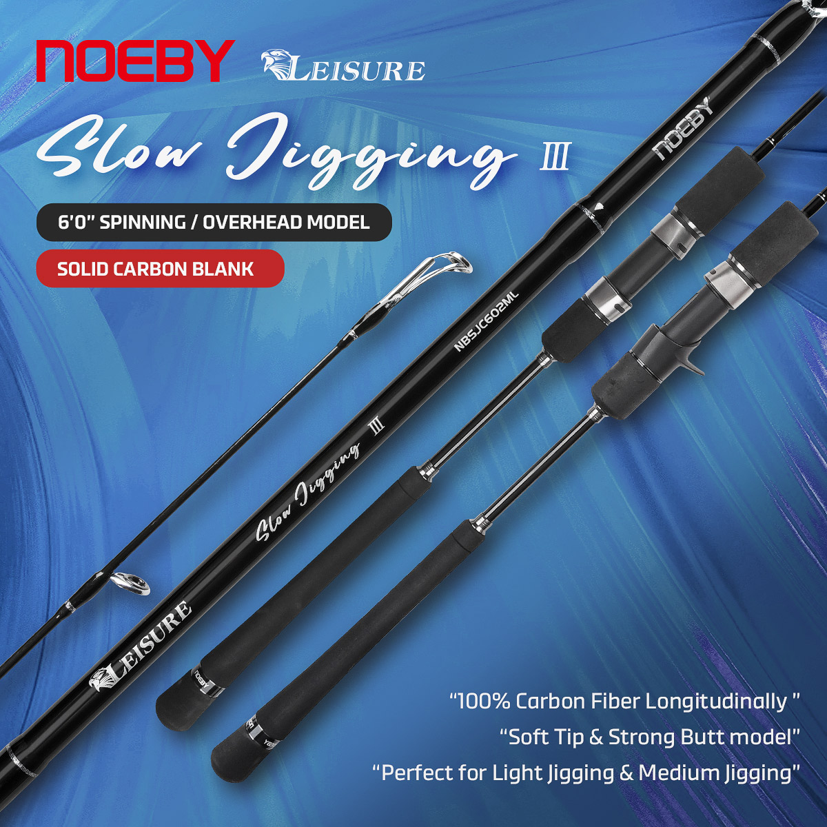 Noeby New Slow Jigging Fishing - Fishing Rod Surf avis et prix