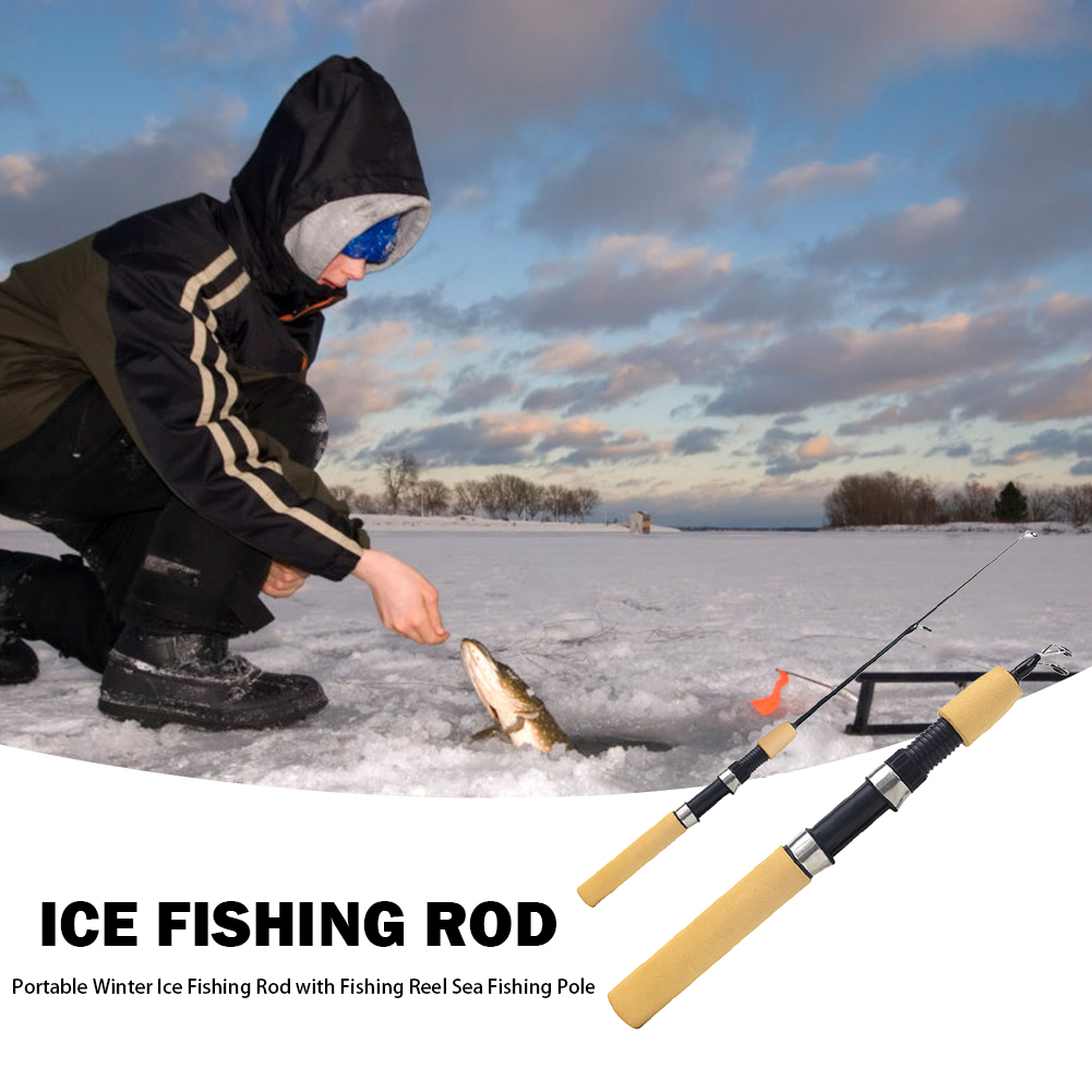 Ice Fishing Rod Portable Spinn - Fishing Rod Ice avis et prix