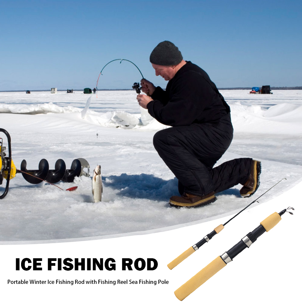 Ice Fishing Rod Portable Spinn - Fishing Rod Ice avis et prix