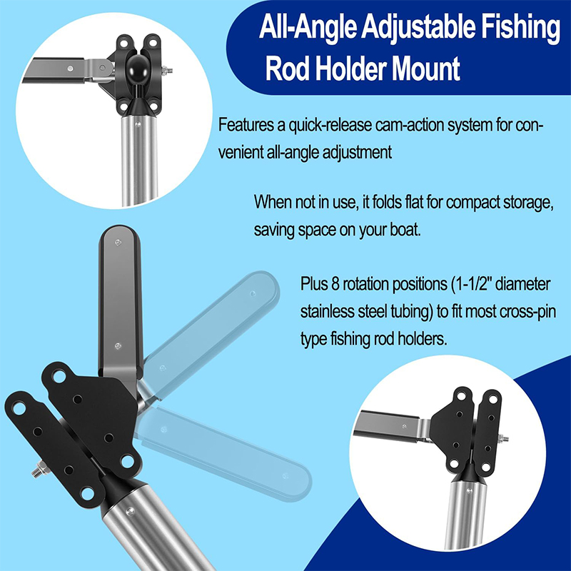 All-Angle Adjustable Fish Rod  - Fishing Rod Holder avis et prix