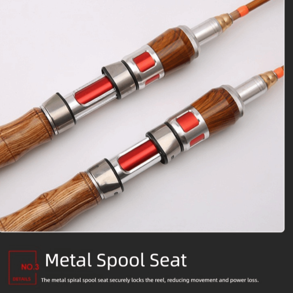 2025 4 Sections Spinning Fishi - Fishing Rod Carbon Fiber avis et prix
