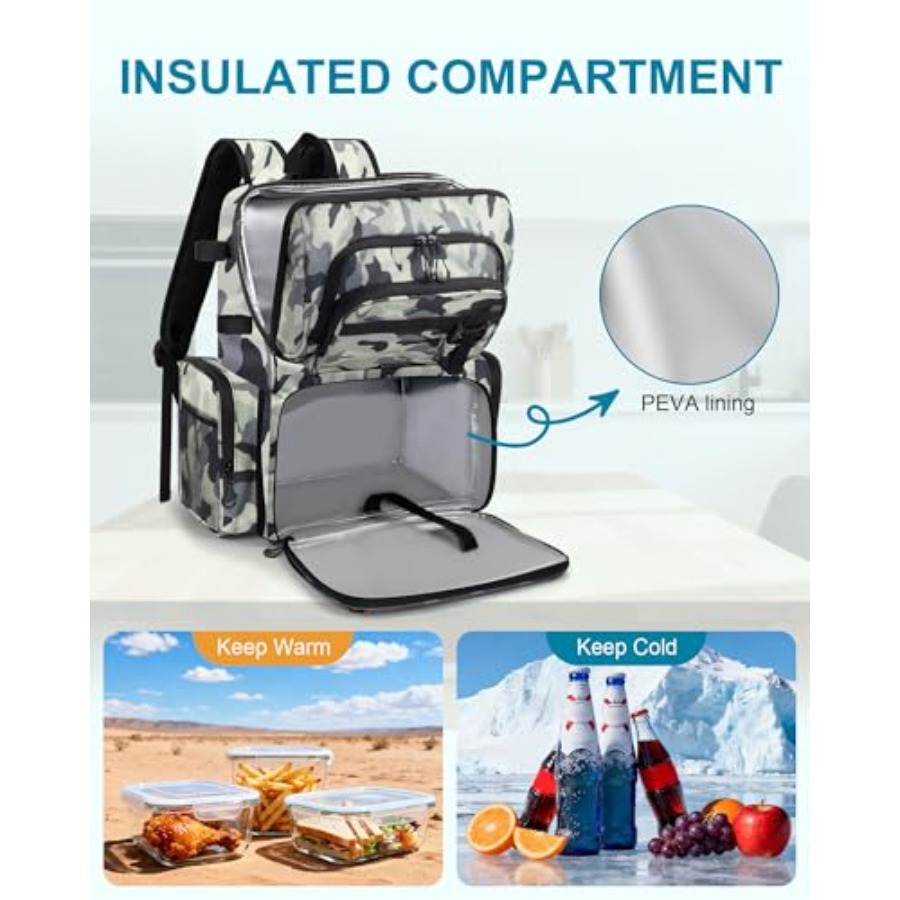 Fishing Backpack with Rod Hold - Fishing Rod Holder avis et prix