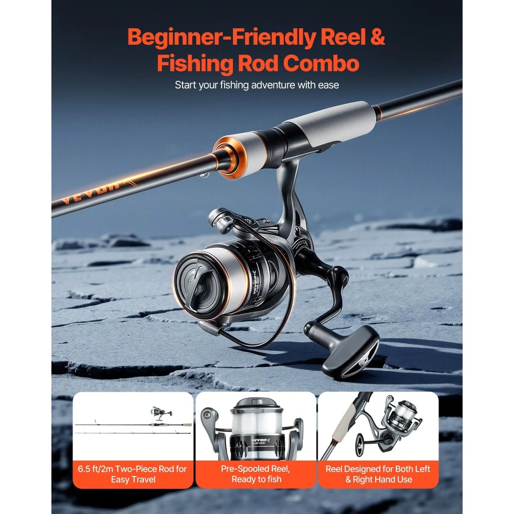 Carbon Fiber Bass Fishing Pole - Fishing Rod Combo avis et prix