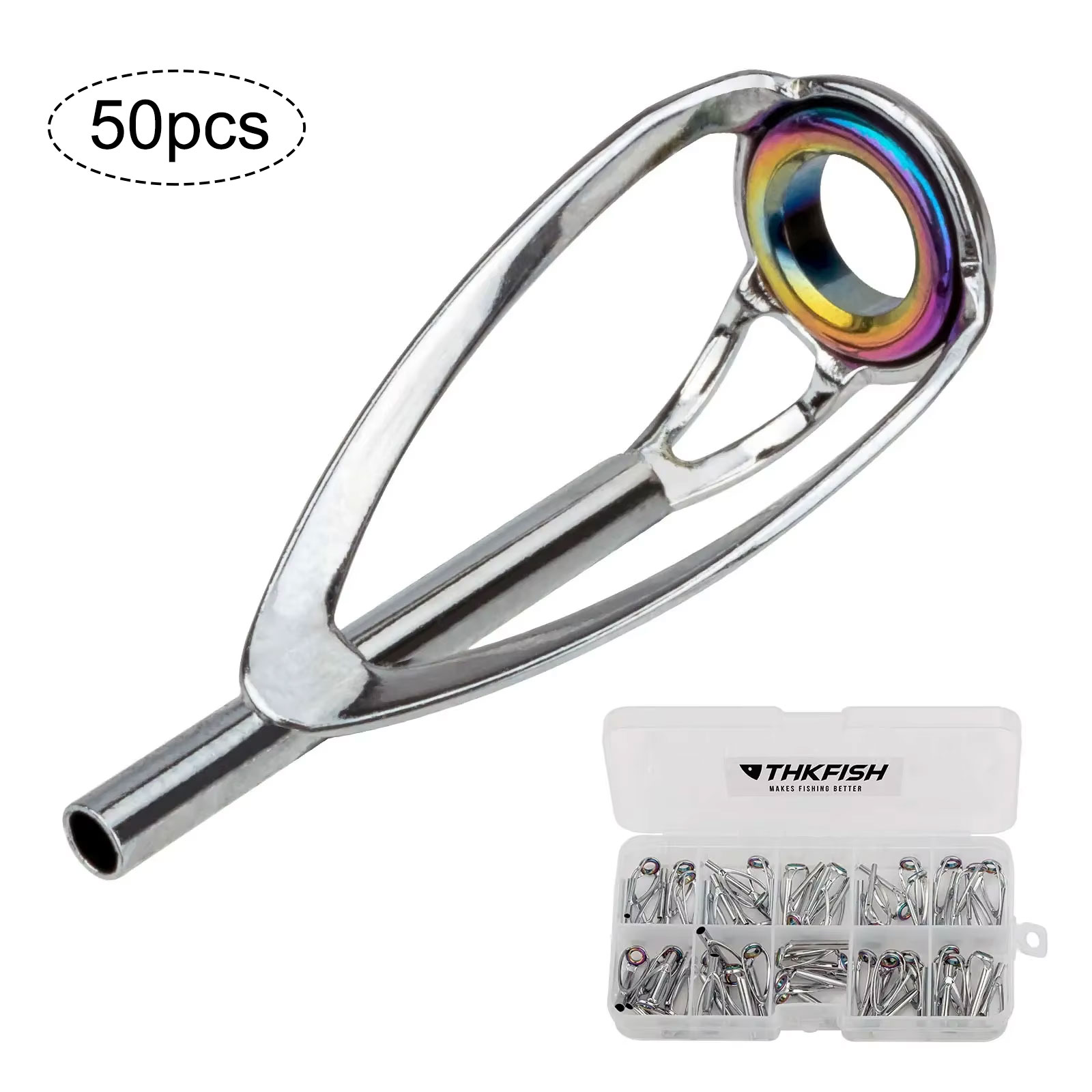 50pcs Fishing Rod Tip Top Repa - Fishing Rod Tip Replacement avis et prix