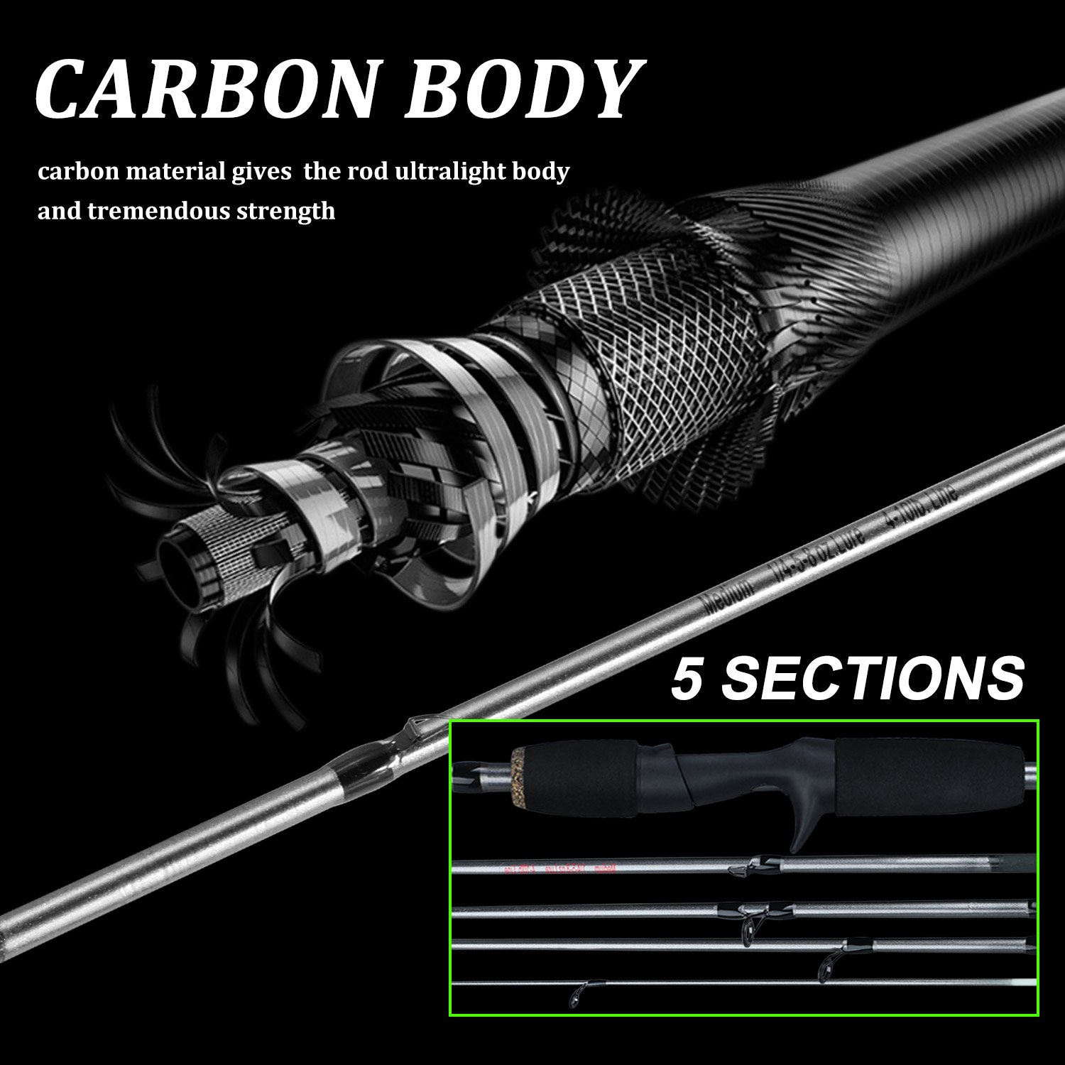 Sougayilang Fishing Rod Combo  - Fishing Rod Carbon Fiber avis et prix
