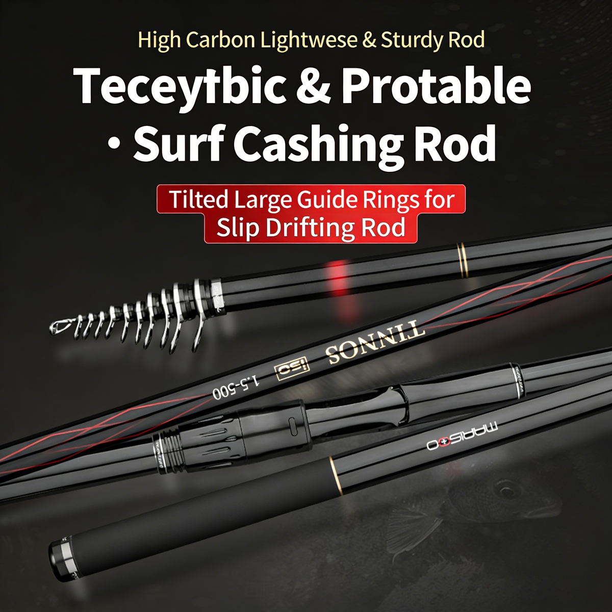 MARISOO TINNOS 30T Carbon Fibe - Fishing Rod Surf avis et prix