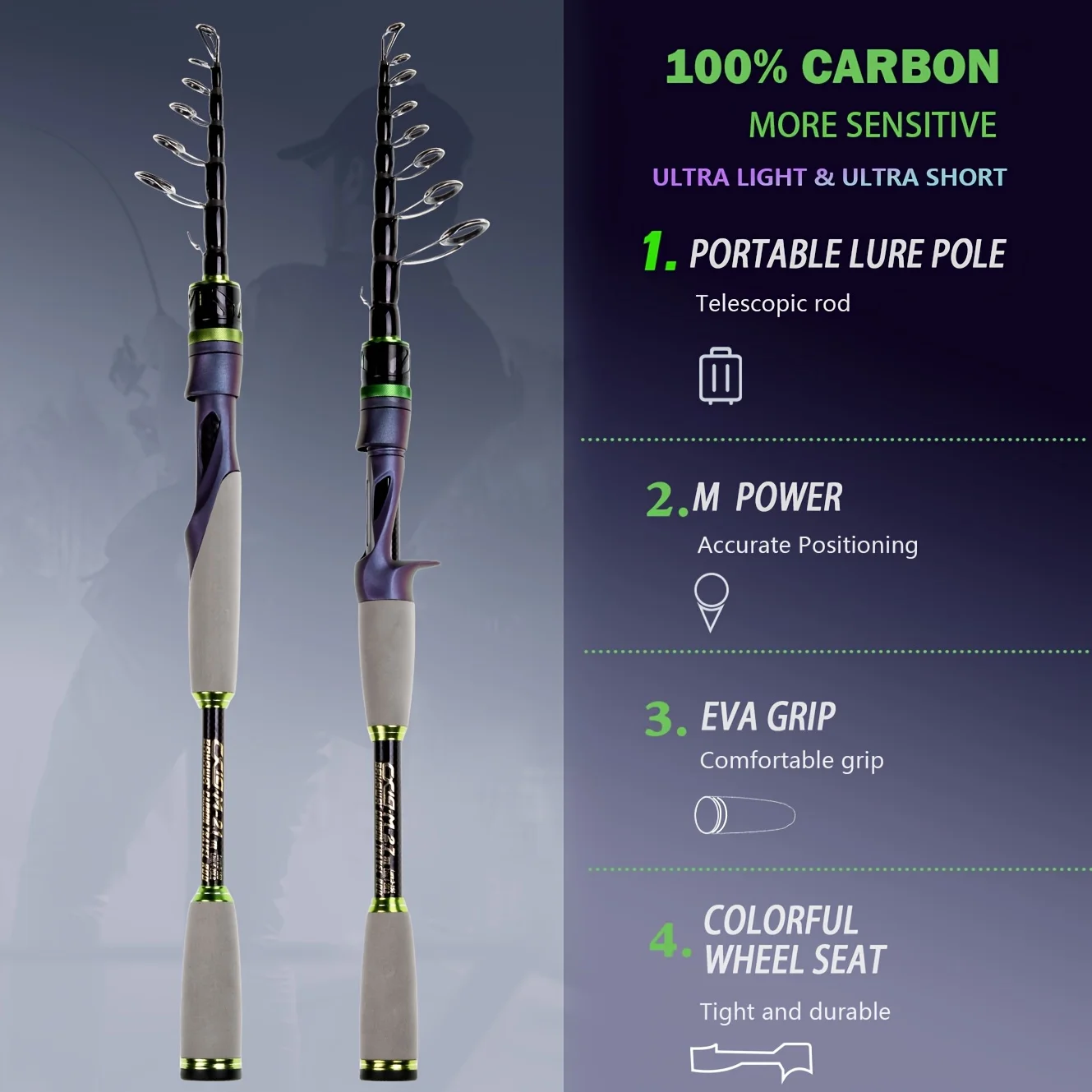 JOSBY carbon fiber fishing rod - Fishing Rod Surf avis et prix