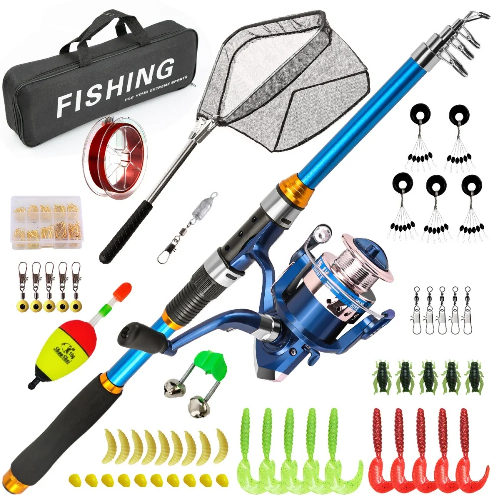 2.1-3.6M Telescopic Glass Fibe - Fishing Rod Spinning avis et prix