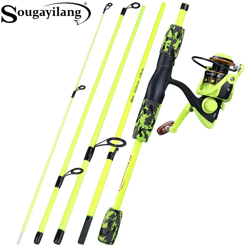 Sougayilang Portable 5 Section - Fishing Rod Combo avis et prix