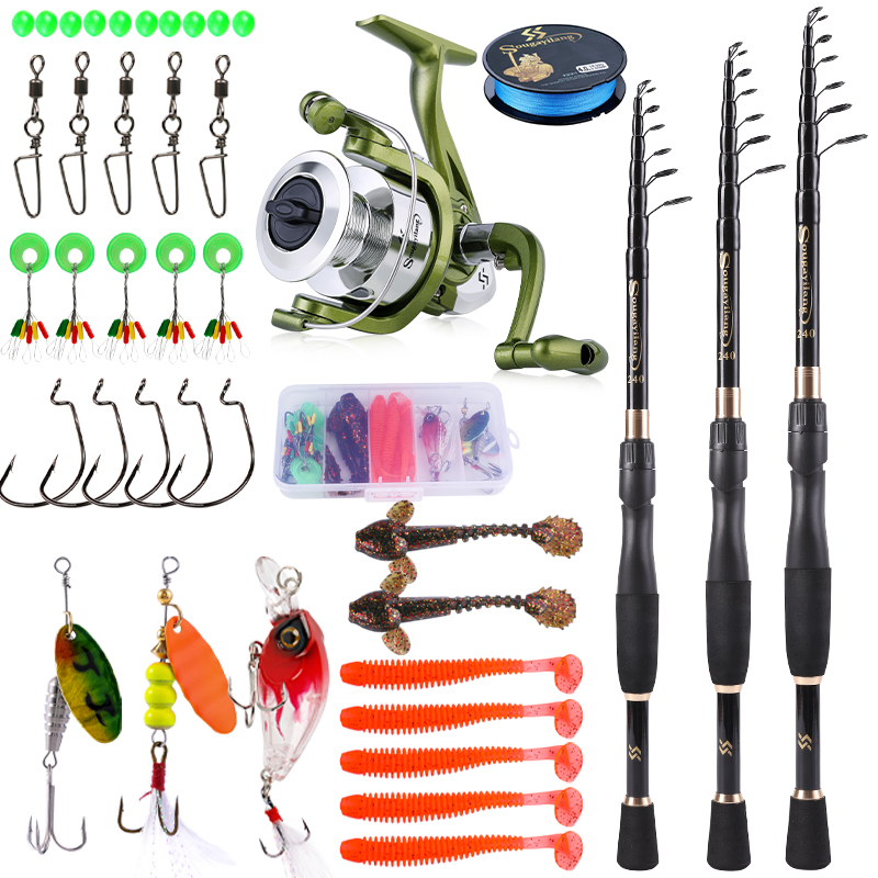 Sougayilang Telescopic Fishing - Fishing Rod Combo avis et prix