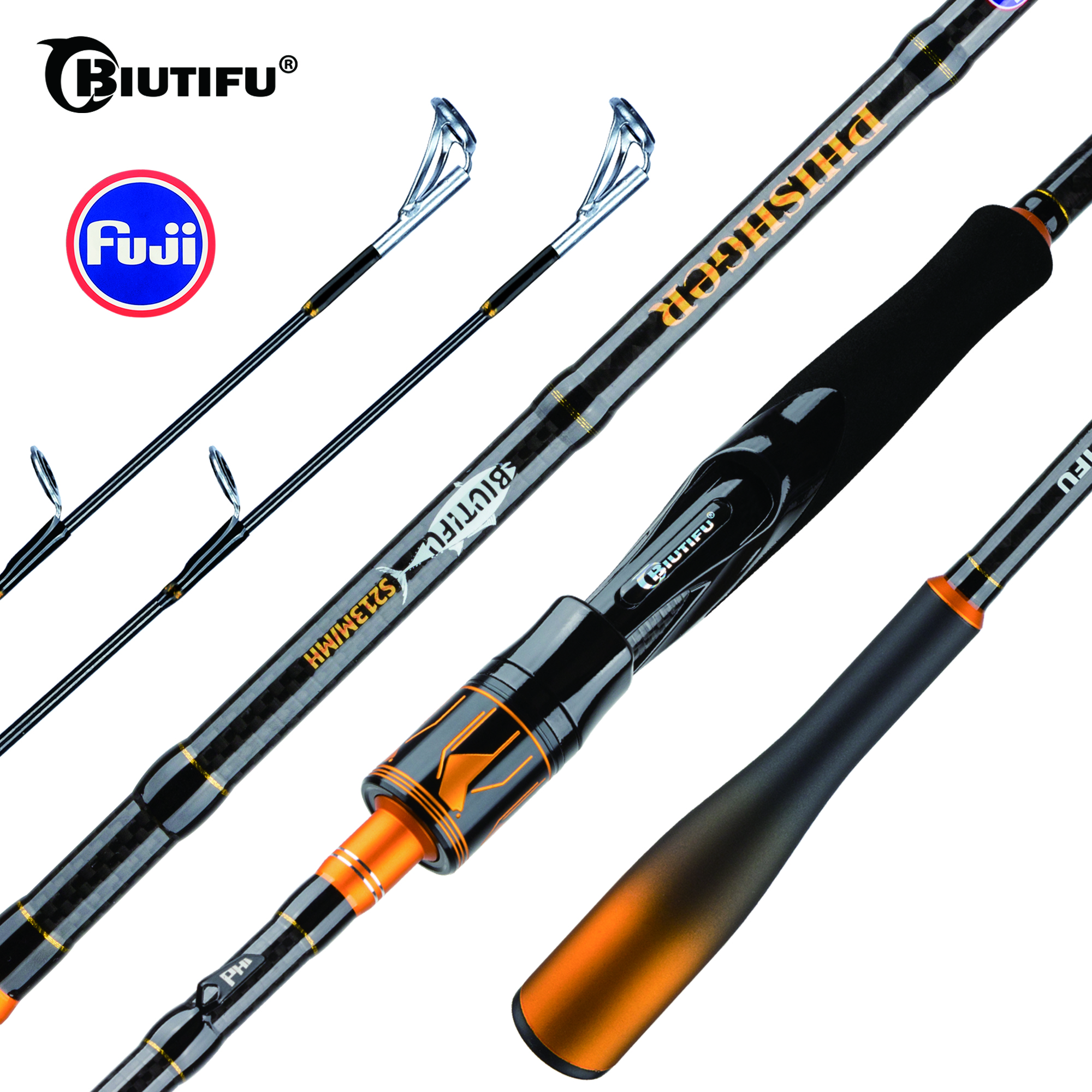 BIUTIFU 2-Tip Fuji Guide Spinn - Fishing Rod Surf avis et prix
