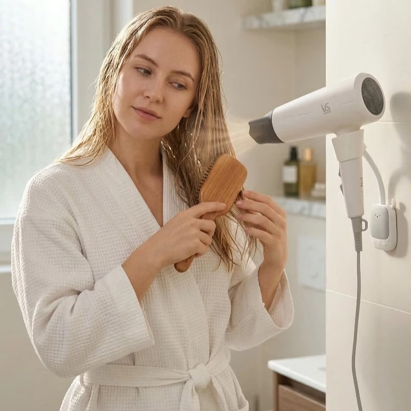 Extended hair dryer stand with - Fishing Rod Holder avis et prix