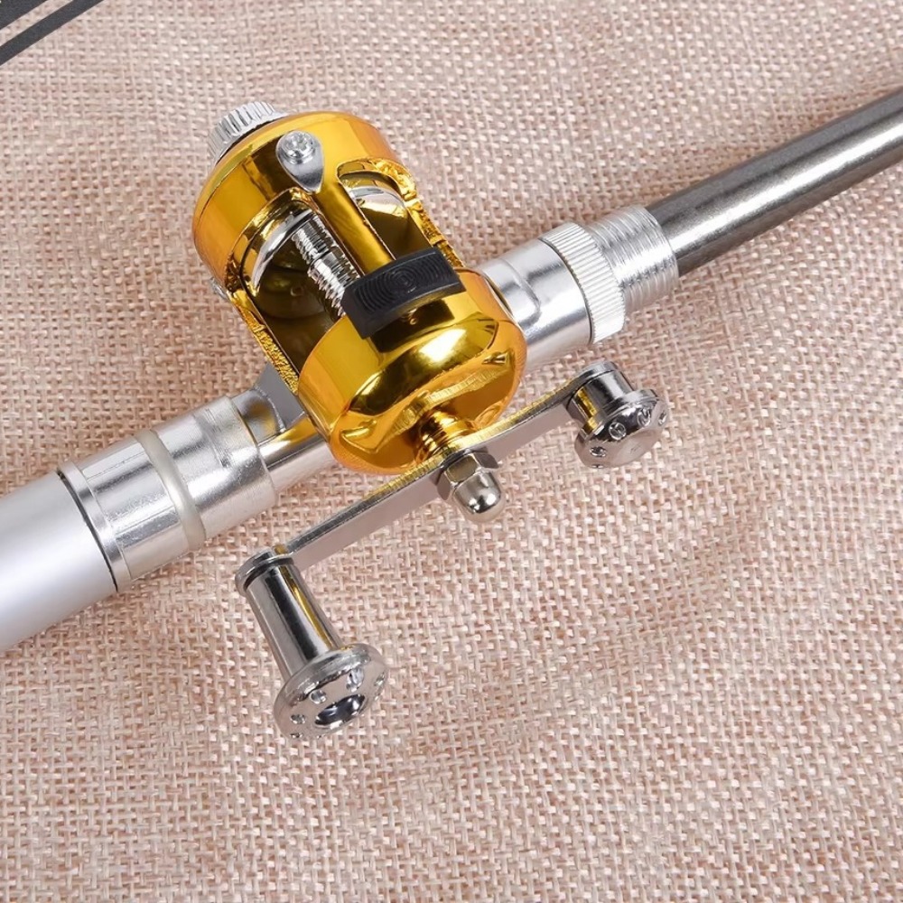 Mini portable steel pen fishin - Fishing Rod Case avis et prix