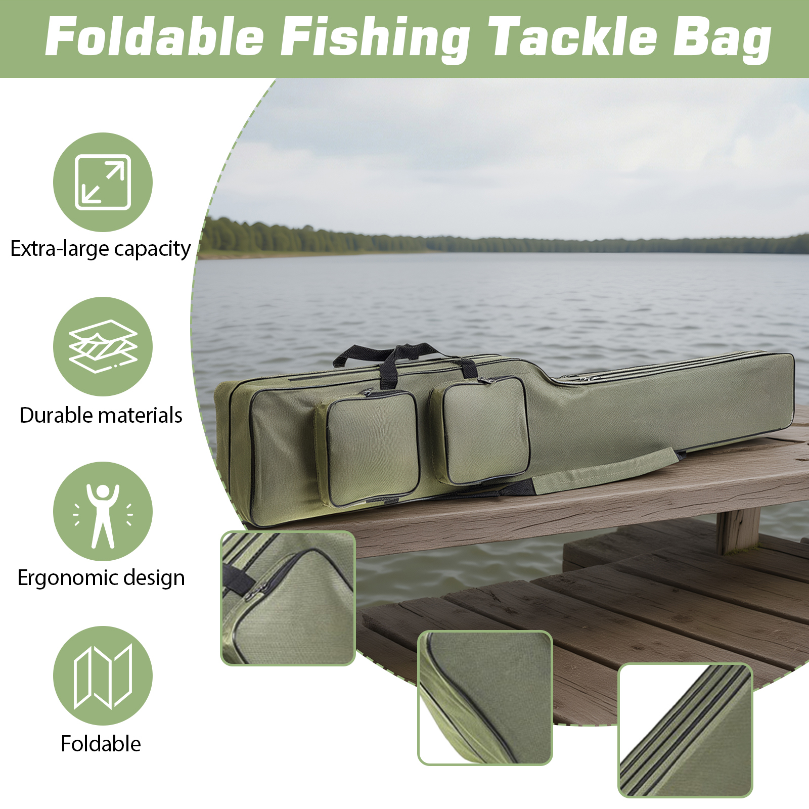Fishing Rod Bags 150cm Waterpr - Fishing Rod Case avis et prix
